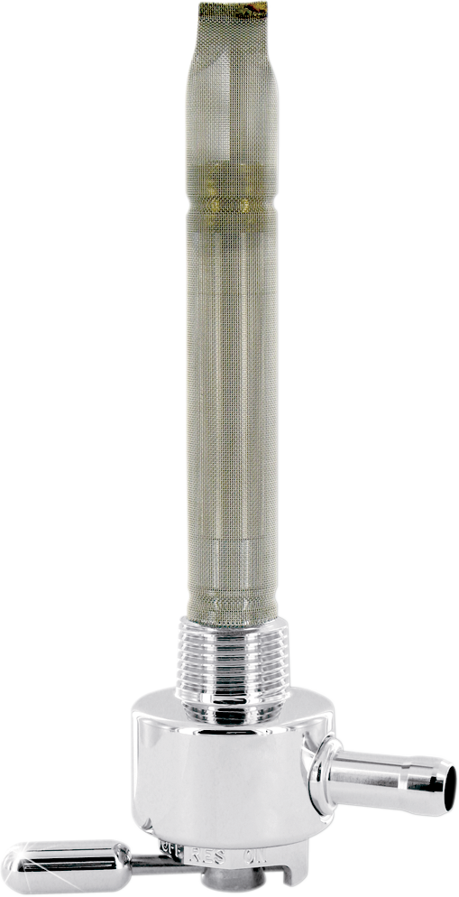 PINGEL Runder Kraftstoffhahn - Chrom - 3/8" NPT 4211-CR