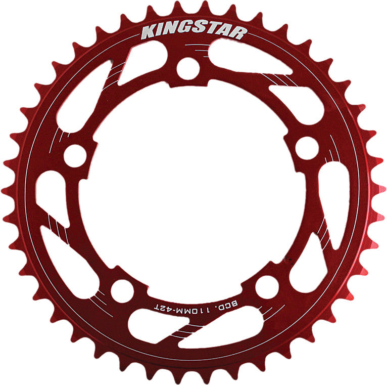 KINGSTAR5-Bolt Cr 39t Red 110mm Bcd / 3mm711484322273