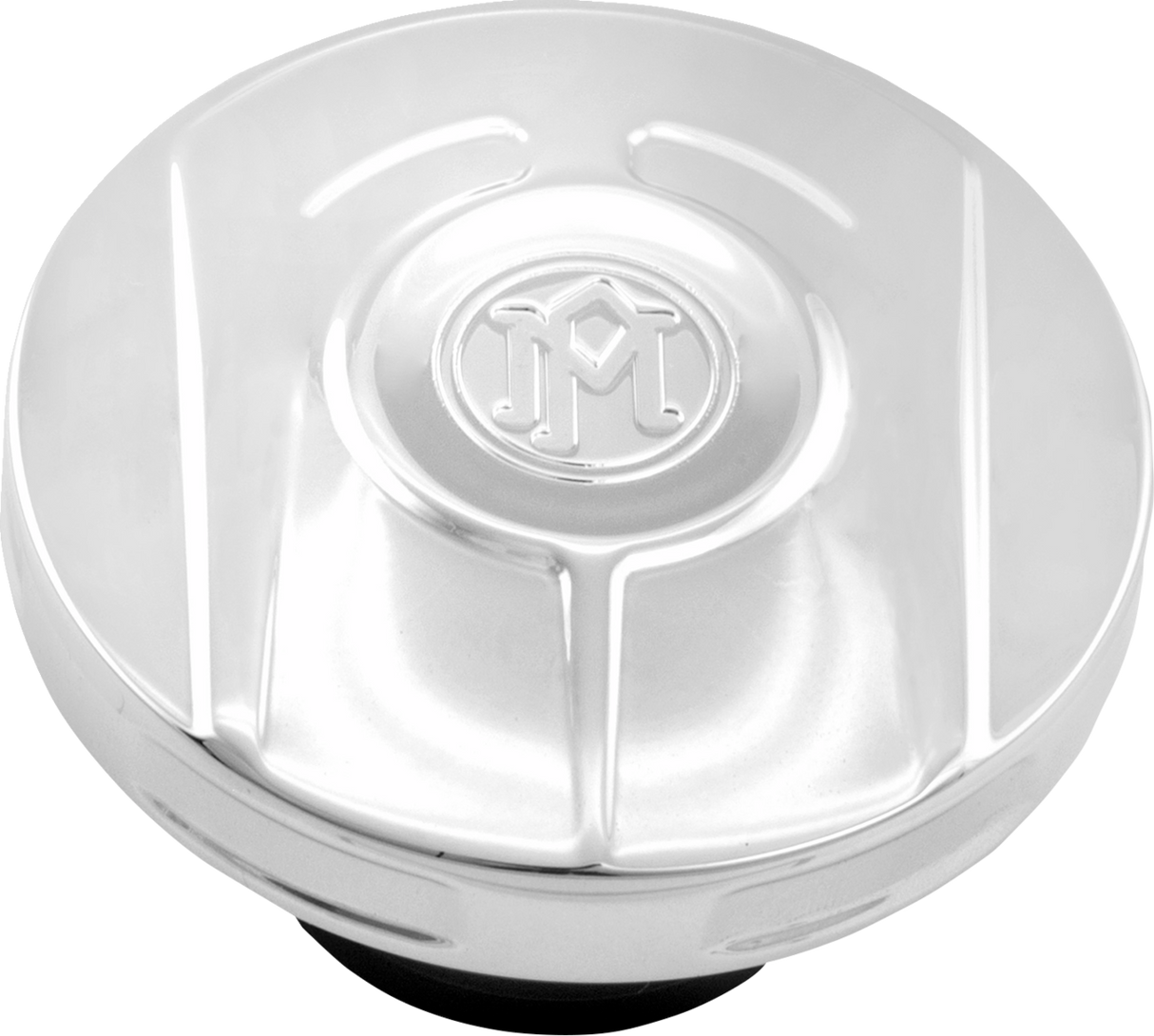 PERFORMANCE MACHINE (PM) Fuel Cap - Scallop - Chrome 0210-2071SCA-CH