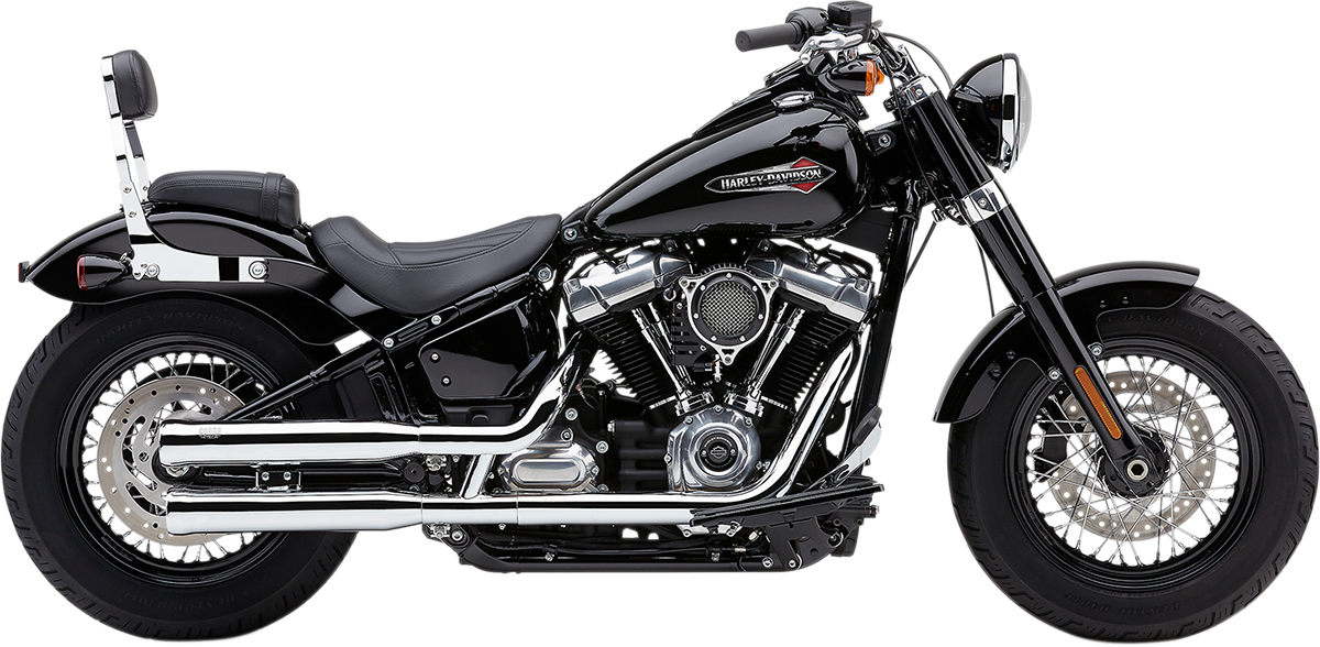 COBRA Neighbor Hater Mufflers - Chrome Softail Heritage / Deluxe 2018-2023 6048