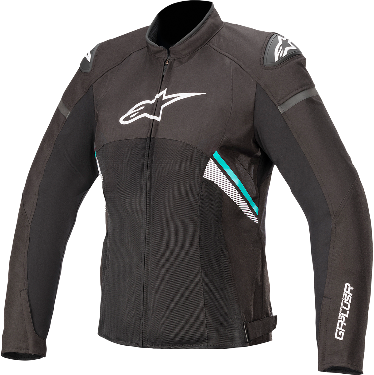 Chaqueta ALPINESTARS Stella T-GP Plus R v3 Air - Negro/Blanco/Verde azulado - XS 33106201270XS