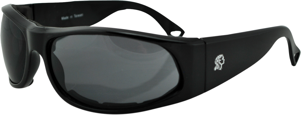 ZAN HEADGEAR California Sonnenbrille - Glänzend Schwarz - Rauch EZCA001