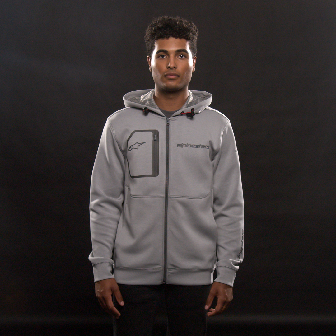 ALPINESTARS Convex Tech Hoodie - Heather Grey - 2XL 12125302010262X