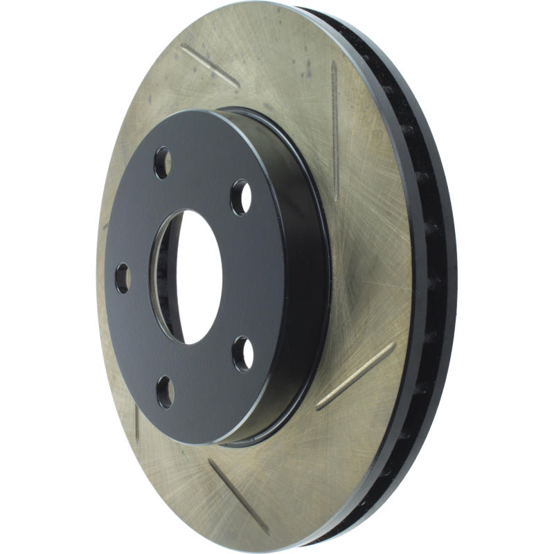 StopTech Power Slot 1/90-95 Toyota MR2 Front Left SportStop Slotted Rotor 126.44069SL