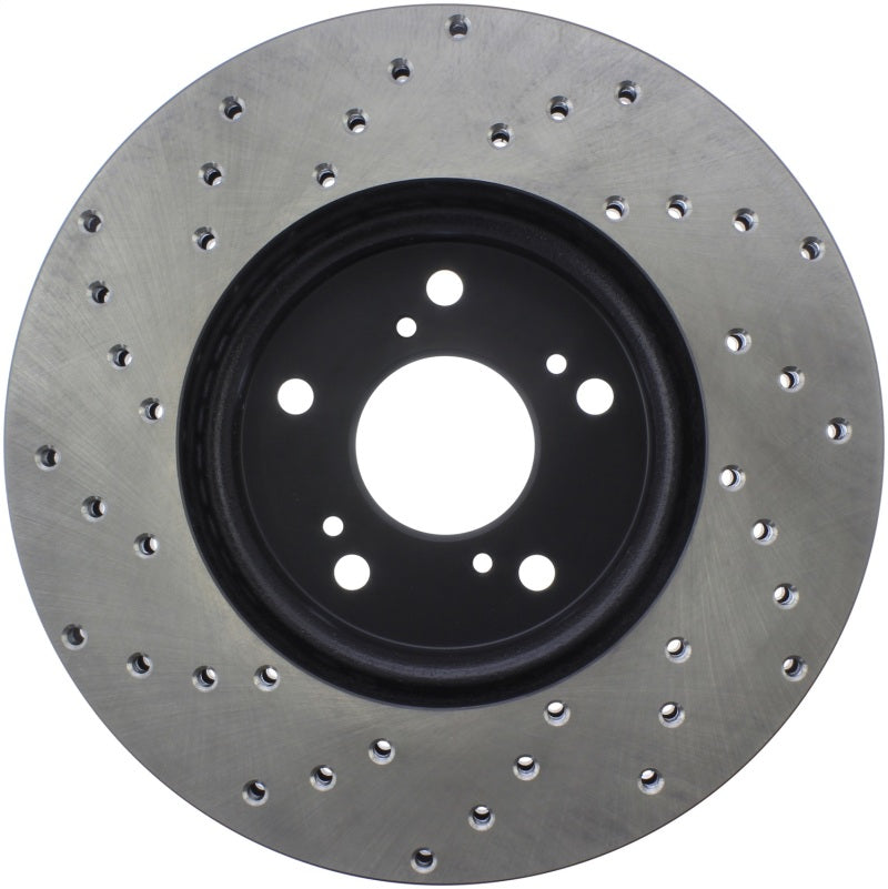 StopTech 99-08 Acura TL (STD Caliber) / 01-03 CL / 04-09 TSX Cross Drilled Left Front Rotor 128.40046L