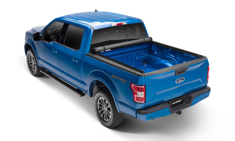 Lund 17-23 Ford F-250/350 Super Duty (6.8ft. Bed) Genesis Elite Roll Up Tonneau Cover - Black 968250