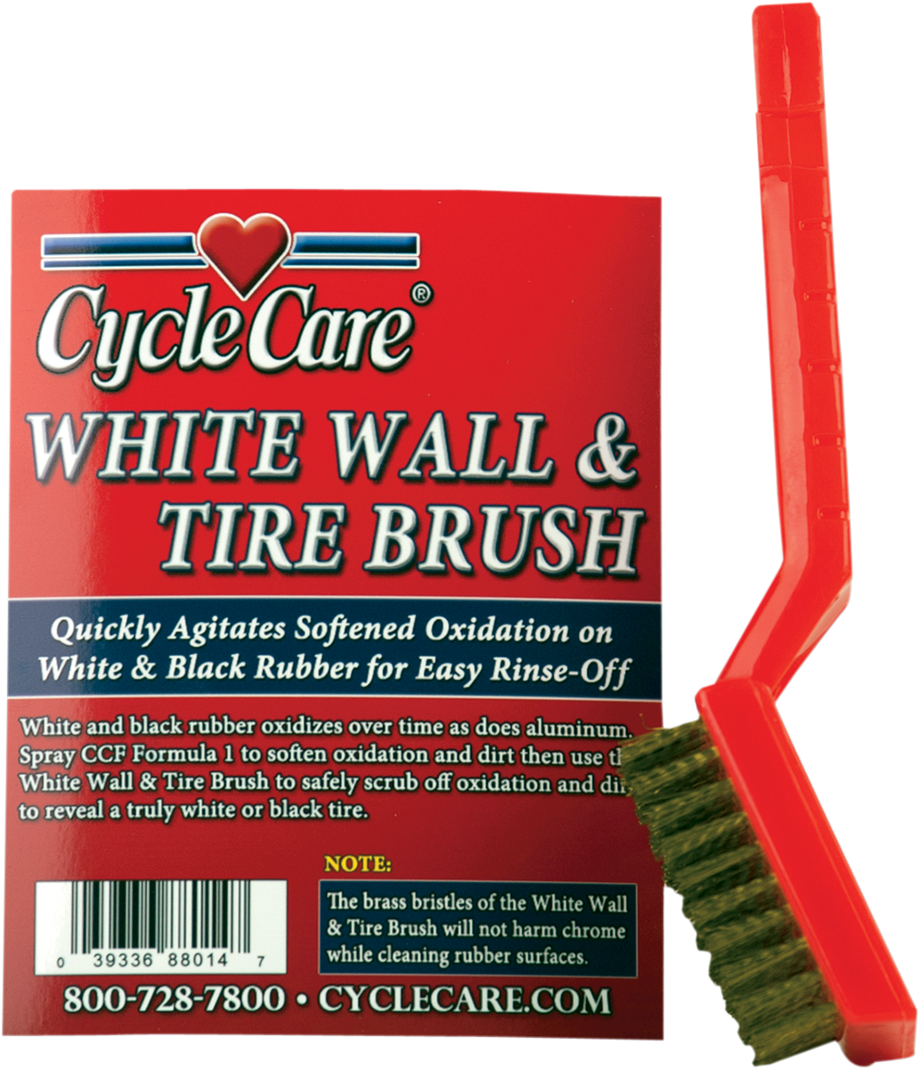 CYCLE CARE FORMULAS Whitewall Tire Brush 88014