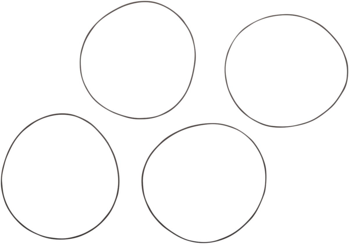 JAMES GASKET Piston Liner O-Ring - 4 Pack JGI-ST-11900027