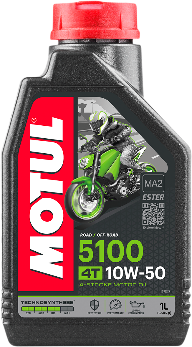 Aceite Mezcla Sintético MOTUL 5100 4T - 10W-50 - 1L 104074