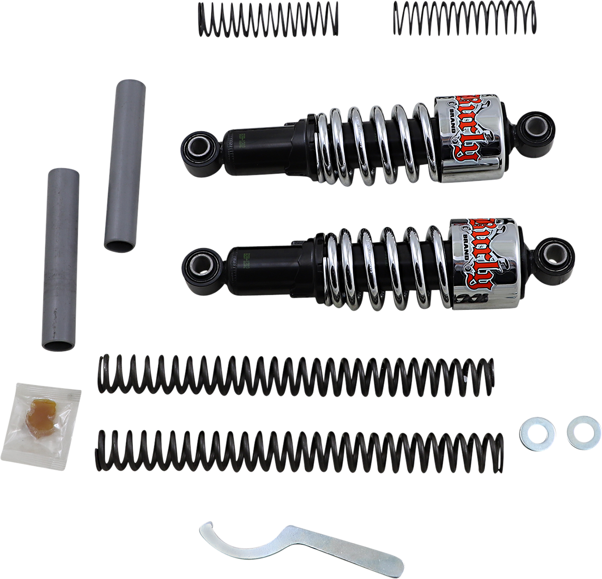 BURLY BRAND Suspension Kit - Slammer - Chrome - '91 - '05 FXD B28-1002