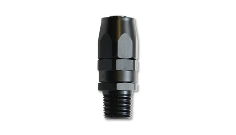 Vibrant -8AN Male NPT Straight Hose End Fitting - 1/2 NPT 26005
