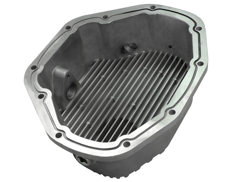 afe Rear Differential Cover (Raw; Street Series); Dodge Diesel Trucks 94-02 L6-5.9L (td) 46-70030