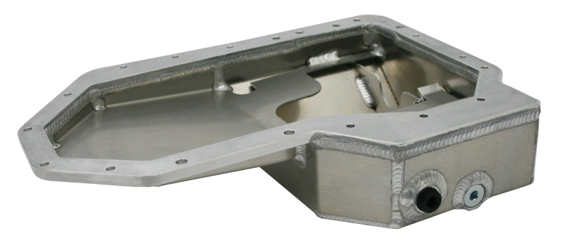 Moroso Mitsubishi Evo 10 (w/Factory AC) Road Race Baffled Extra Capacity Aluminum Oil Pan 20969