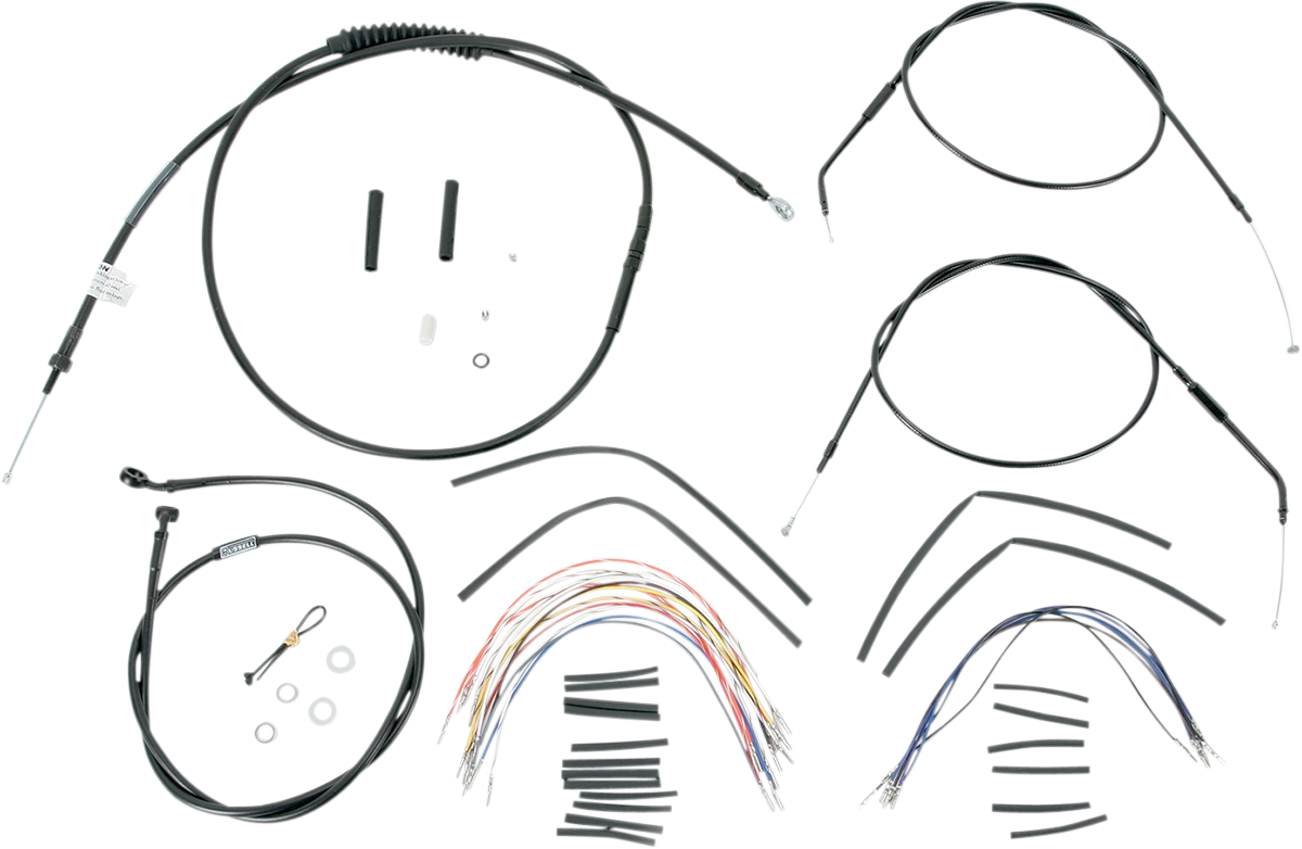 BURLY BRAND Control Kit - 14" Ape Hanger Handlebars B30-1000