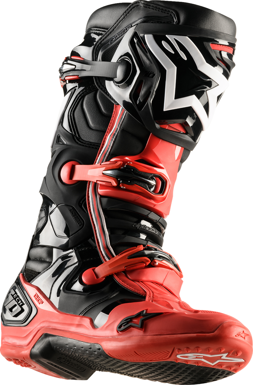 ALPINESTARS Tech 10 Acumen Stiefel – Schwarz/Rot – US 12 2010020-312-12