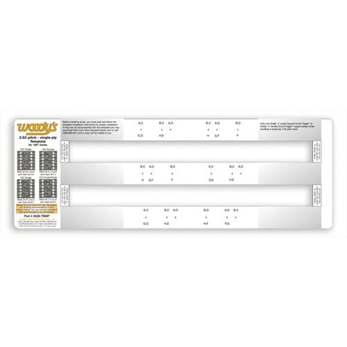 Woodys Arctic Cat Template 2.52 Pitch Track 252STEMP