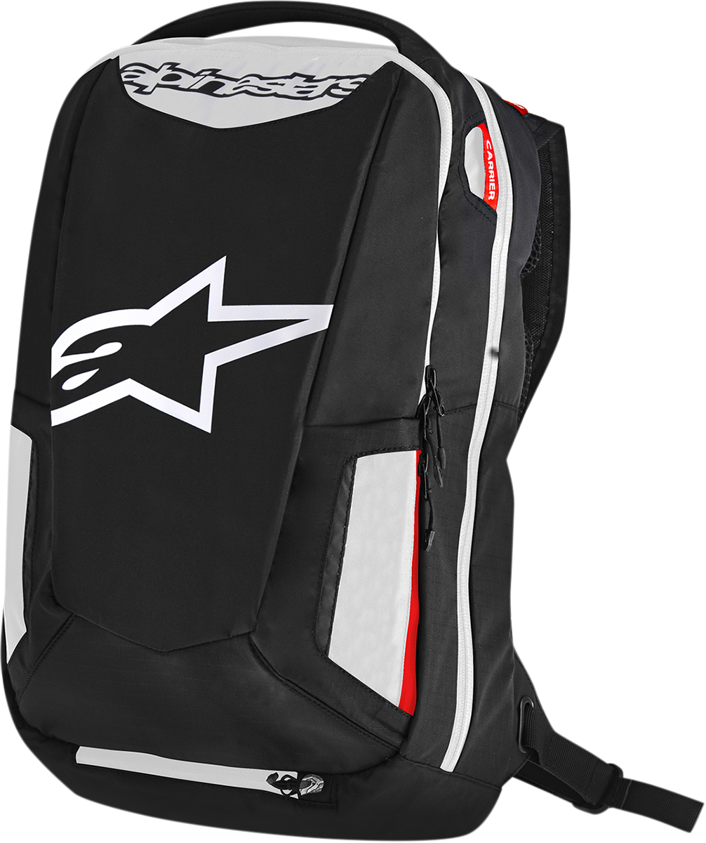 Mochila ALPINESTARS City Hunter - Negro/Blanco/Rojo 6107717-123