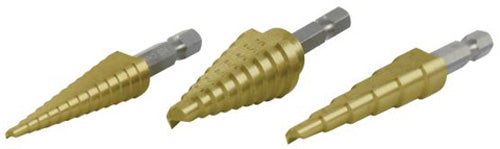 Performancetool 3pc Step Drill Set 260091
