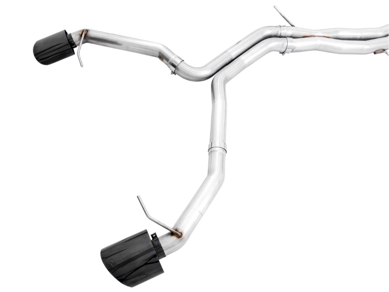 AWE Tuning Audi B9.5 RS5 Sportback Non-Resonated Track Edition Exhaust - RS-Style Diamond Blk Tips 3020-33124