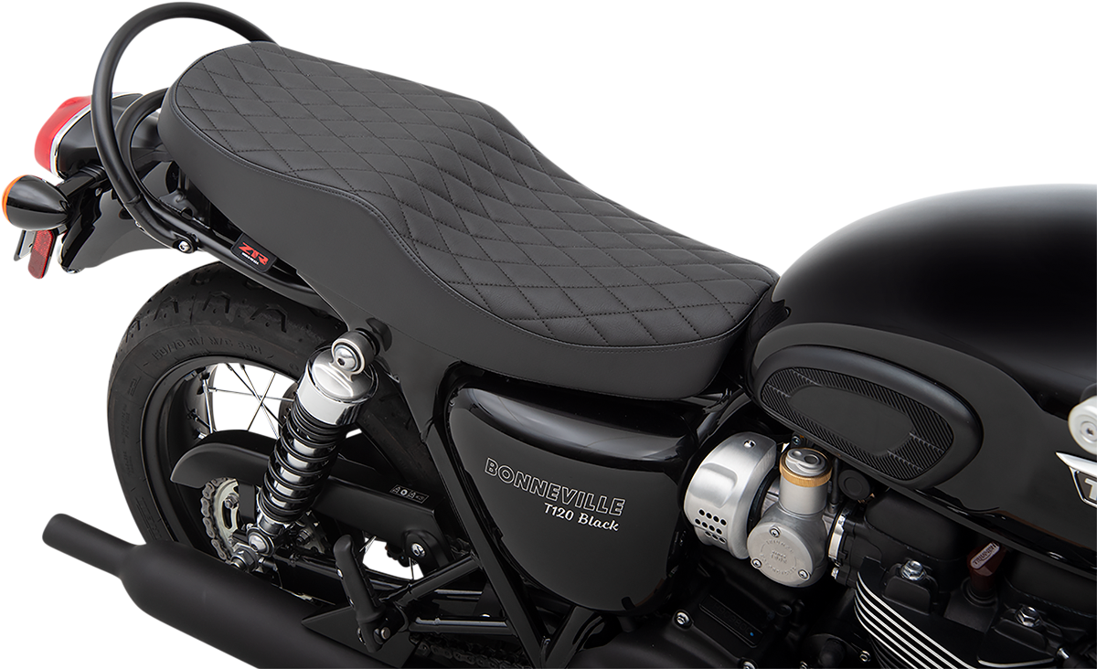 Z1R Retro Seat - Diamond - Vinyl - Black Bonneville/Street Scrambler /Twin 2016-2019 0810-2217