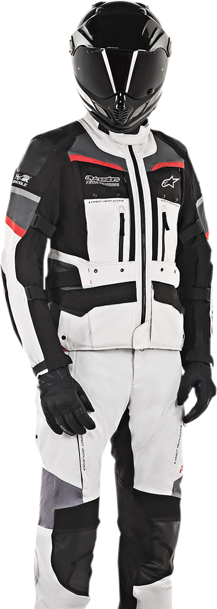 Chaqueta ALPINESTARS Andes Pro Drystar - Gris/Negro/Rojo - Pequeña 3207119-9113-S