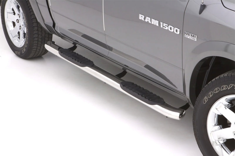 Lund 10-17 Dodge Ram 2500 Crew Cab 5in. Curved Oval SS Nerf Bars - Polished 23785007