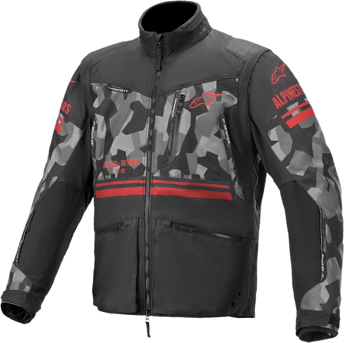 Chaqueta ALPINESTARS Venture - Camo rojo - 3XL 3703019-9133-3X