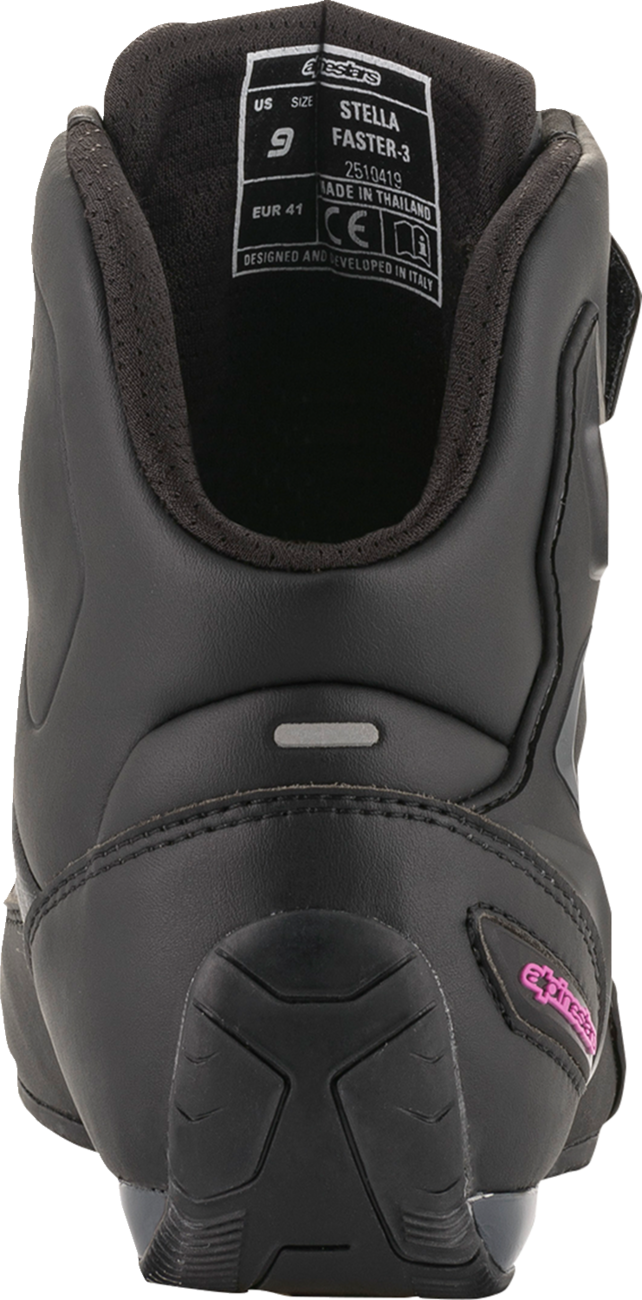 Zapatos ALPINESTARS Stella Faster-3 - Negro/Rosa - US 6.5 251041910397