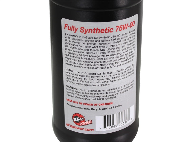 aFe Power Rear Diff Cover (Machined) 12 Bolt 9.75in 97-16 Ford F-150 w/ Gear Oil 6 QT 46-70152-WL