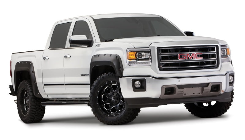 Bushwacker 14-15 GMC Sierra 1500 Pocket Style Flares 4pc - Black 40960-02