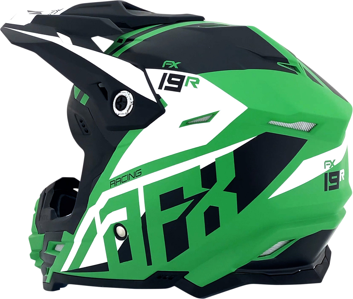 Casco AFX FX-19R - Racing - Verde mate - XL 0110-7081