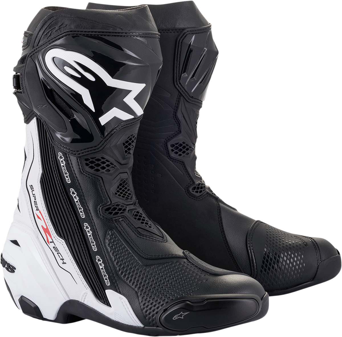 Botas ALPINESTARS Supertech R - Negro/Blanco - US 7.5 / EU 41 2220021-12-41