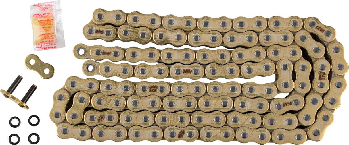 Cadena SUNSTAR SPROCKETS 525 RRR1 - 120 eslabones - Oro SS525RRR1-120