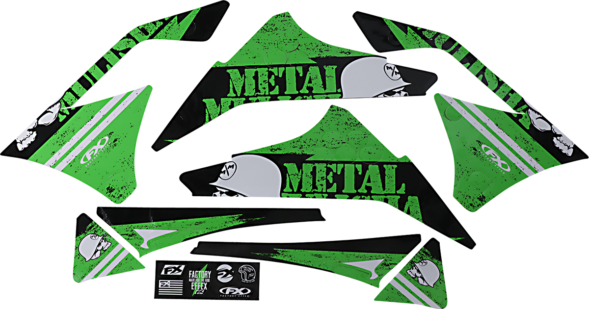 FACTORY EFFEX Metal Mulisha Graphic Kit - Kawasaki KX250F 2009-2012 23-11126