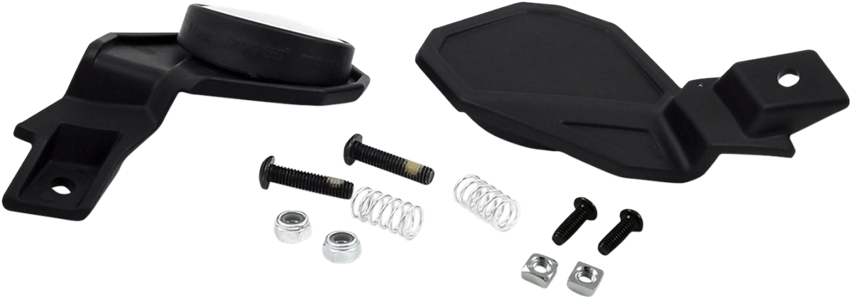 Kit de espejos POWERMADD - Serie Star - Guardamanos - Vista lateral - Redondo 34289