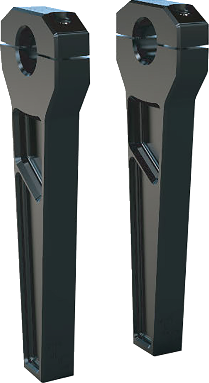 TODD'S CYCLE Riser - 1-1/8" Klemmung - 8" Rise - Schwarz TD-R21-08B