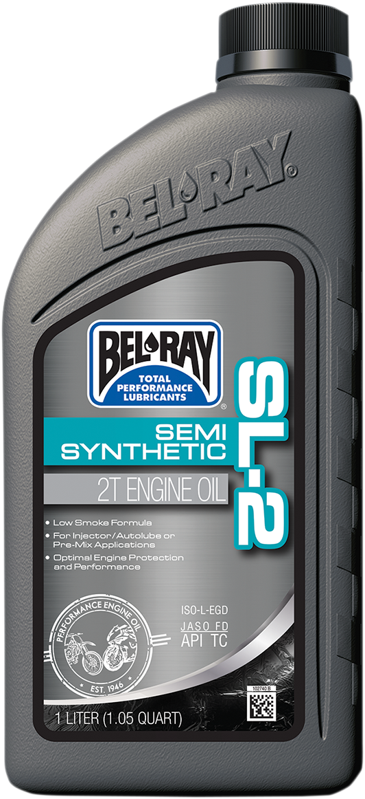 Aceite BEL-RAY SL-2 semisintético 2T - 1L 99460-B1LW