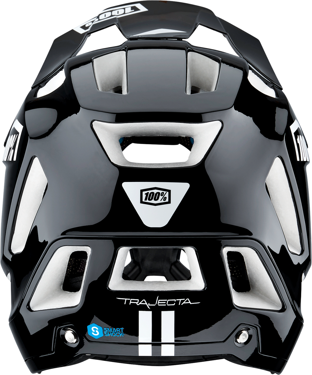 100% Trajecta Helm - Fidlock - Schwarz/Weiß - Medium 80003-00006