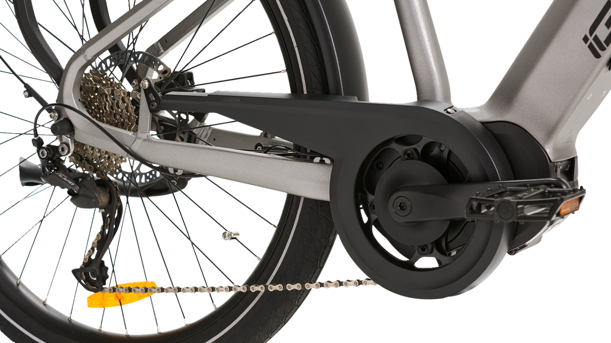 IGO ELECTRIC BIKES Discovery Yorkville LS E-Bike - Platinum - Hybrid 100-222-000