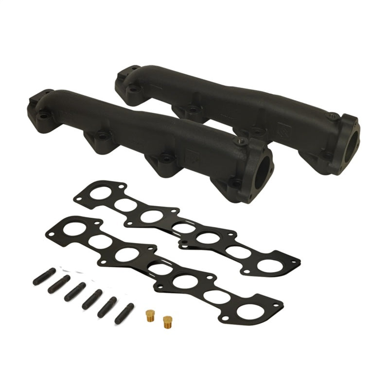 BD Diesel 08-10 Ford F-250/F-350/F-450/F-550 Powerstroke 6.4L Up Pipes Kit w/Manifold Set 1041484