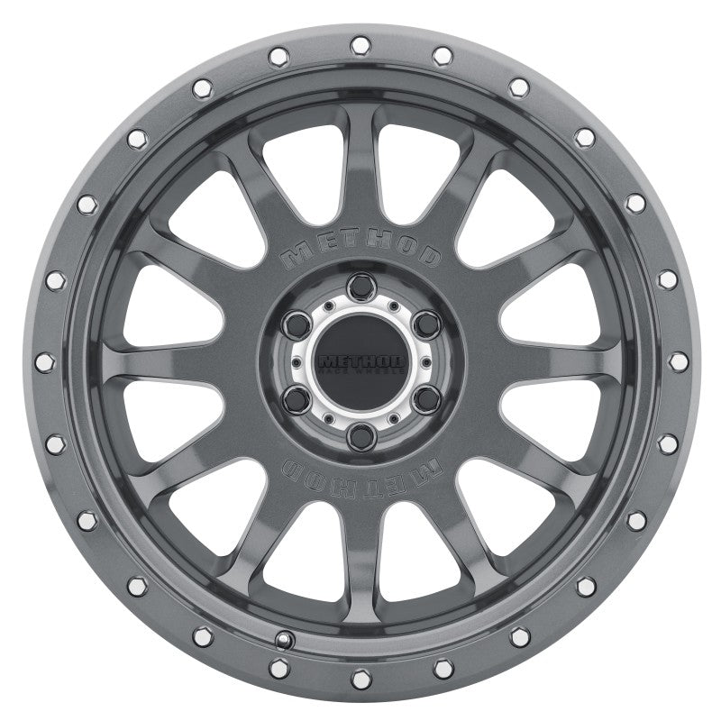 Method MR605 NV 20x10 -24mm Offset 6x5.5 106.25mm CB Gloss Titanium Wheel MR60521060824N