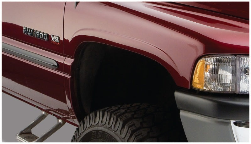 Bushwacker 94-01 Dodge Ram 1500 Fleetside Pocket Style Flares 4pc 78.0/96.0in Bed - Black 50908-02