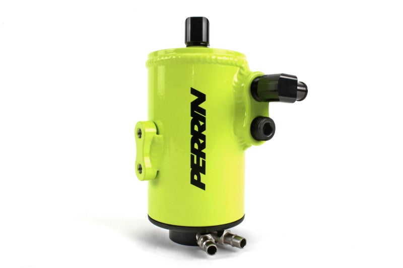 Perrin 02-07 Subaru WRX/STI Air Oil Separator - Neon Yellow PSP-ENG-605NY