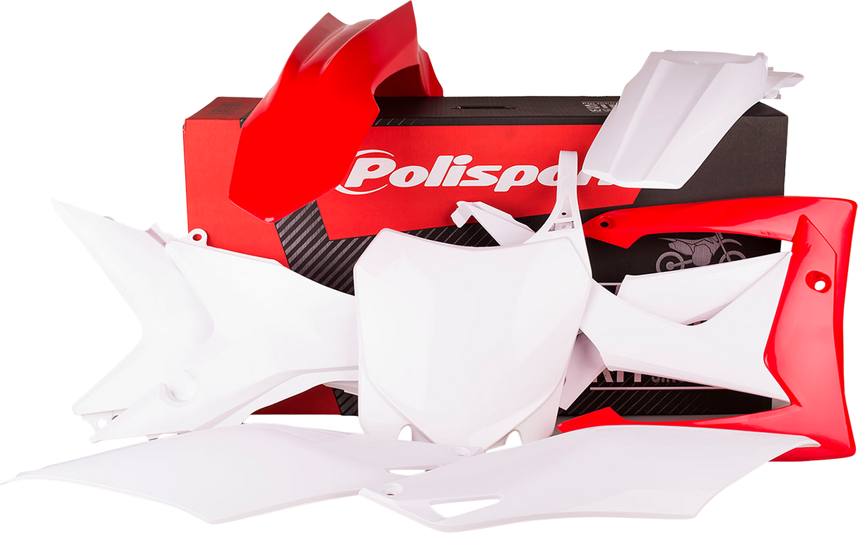 Kit de carrocería POLISPORT - Completo - OEM Rojo/Blanco - CRF 250R/450R 90536