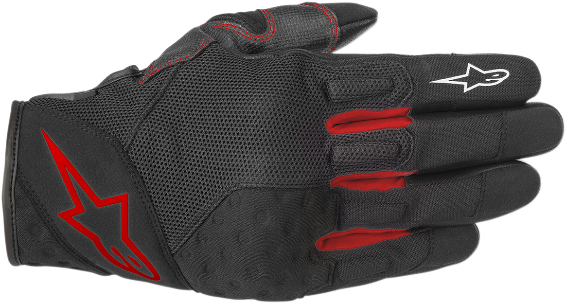 ALPINESTARS Crossland-Handschuhe, Schwarz/Rot, Größe L, 3566518-13-L