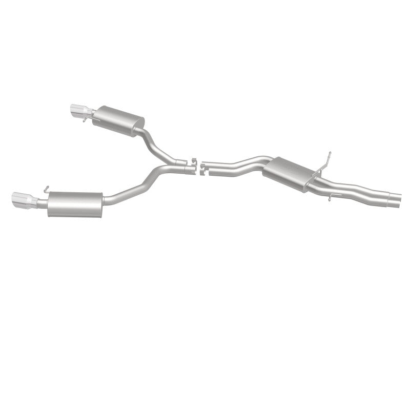 MagnaFlow Sys C/B 12-15 Audi A6 / A7 3.0L V6 SS 2.5in Dual Split Rear Ext 4in Tips 19159
