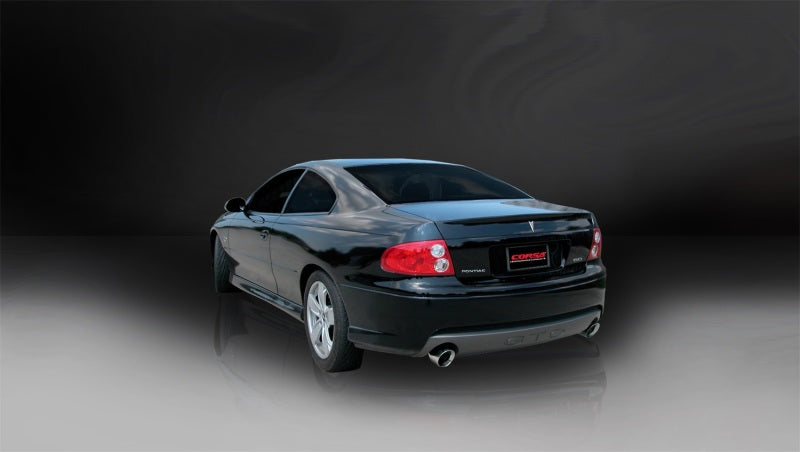 Corsa 05-06 Pontiac GTO 6.0L V8 2.5in Sport Cat-Back + XPipe Exhaust Polished Tips 14189