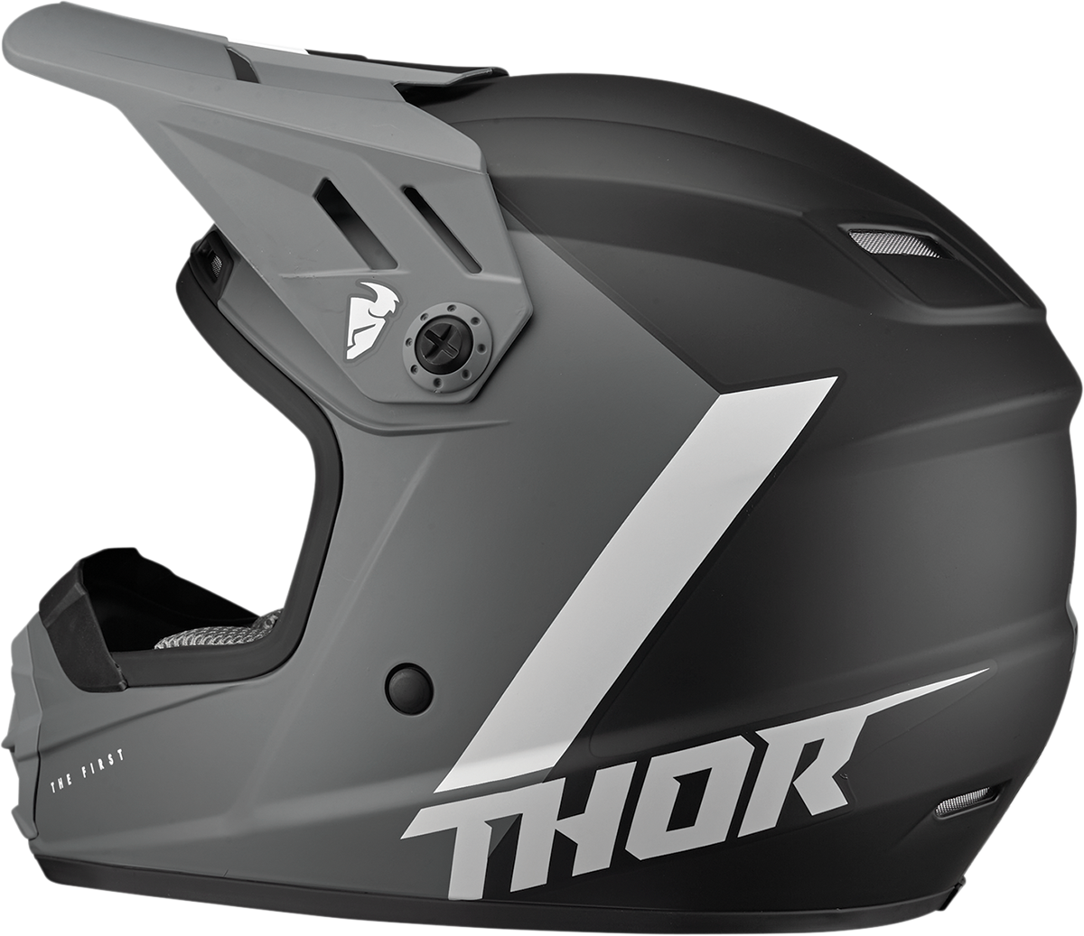 Casco THOR Youth Sector - Chev - Gris/Negro - Pequeño 0111-1481