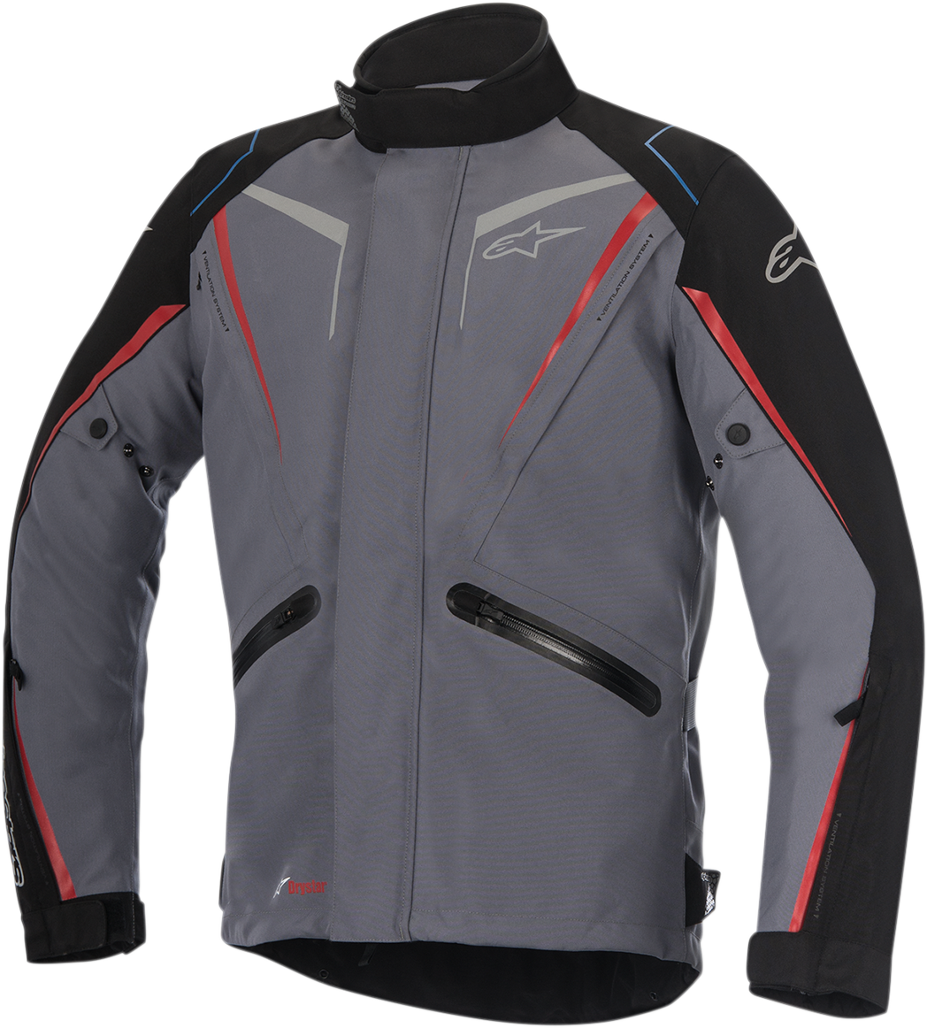 Chaqueta ALPINESTARS Yokohama Drystar - Gris/Negro/Rojo - Grande 3206017-1018-L