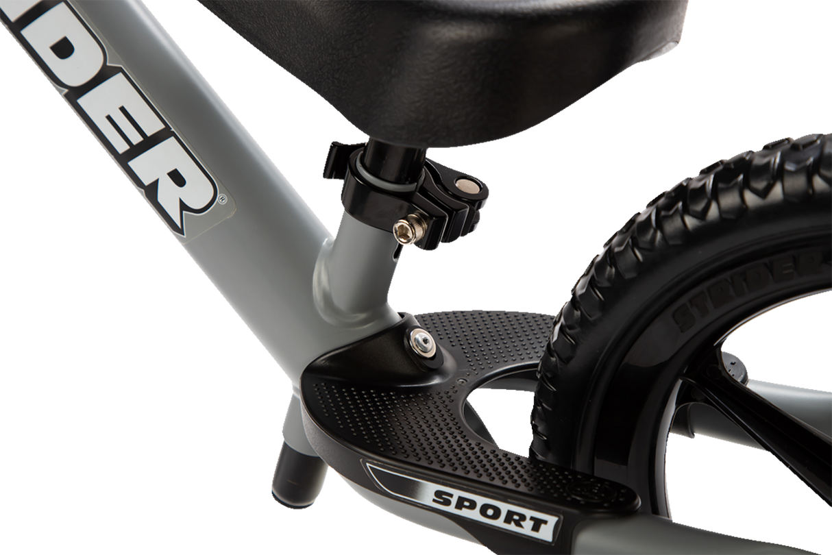 STRIDER 12" Sport Balance Bike - Matte Gray ST-S4MG